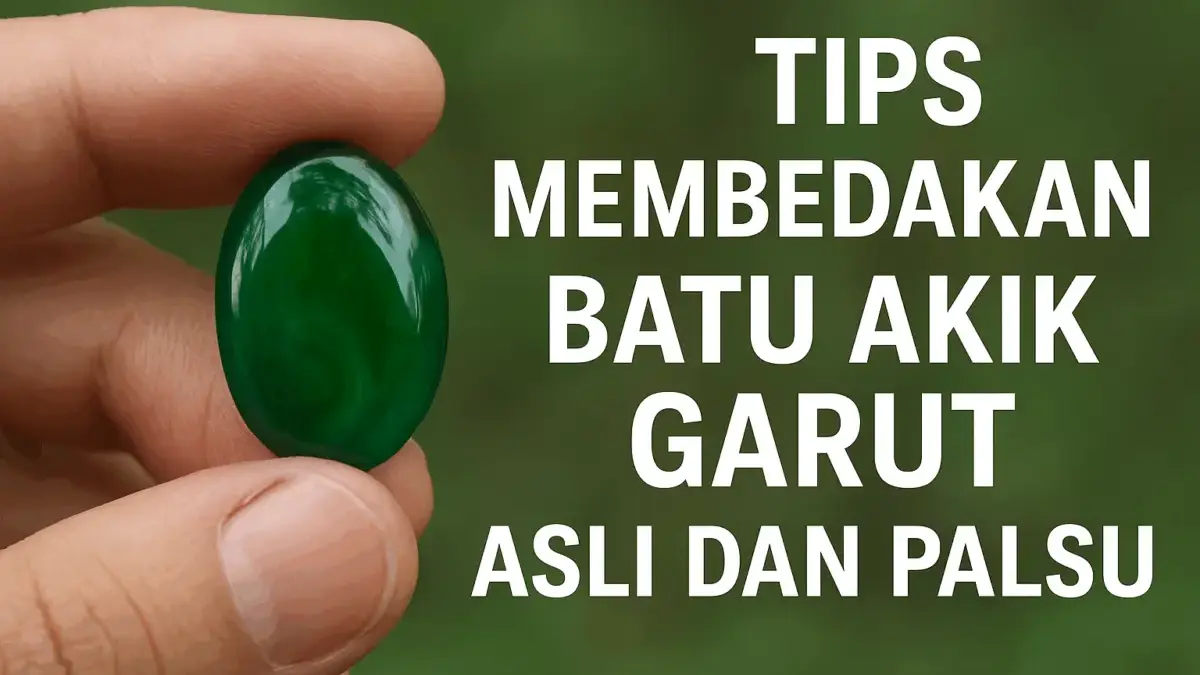tips membedakan batu akik garut asli dan palsu