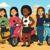 ilustrasi motor skutik (AI)