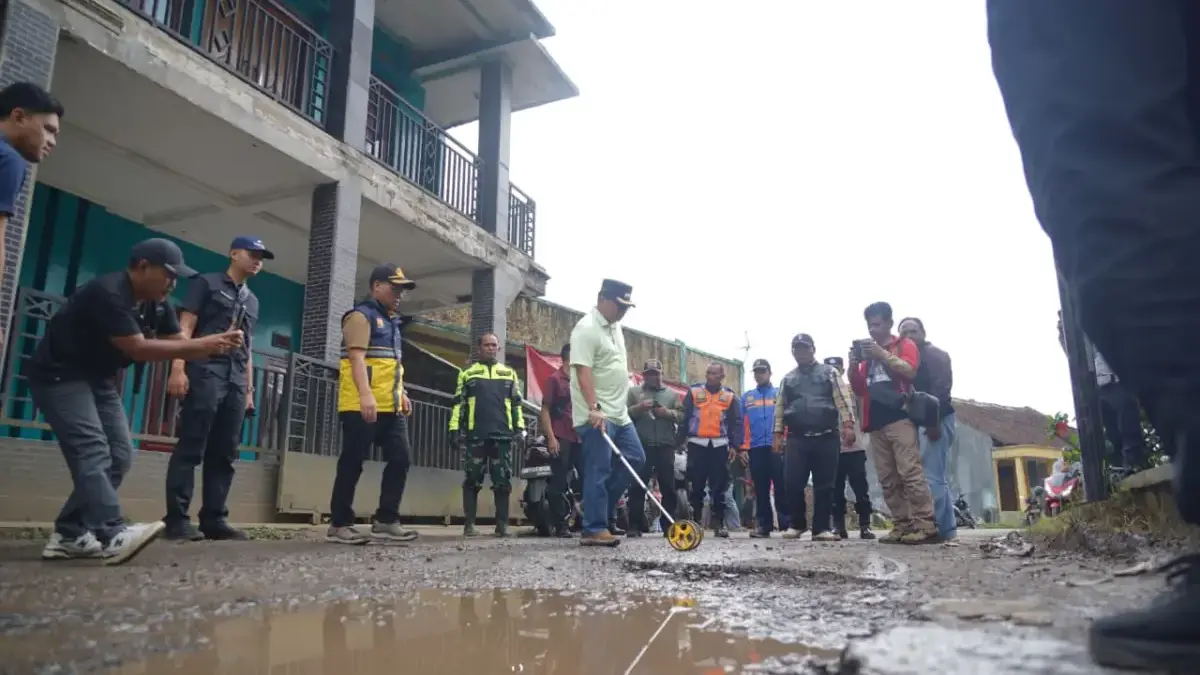 Ruas Jalan Pamegatan–Banjarwangi Garut Segera Diperbaiki istimewa