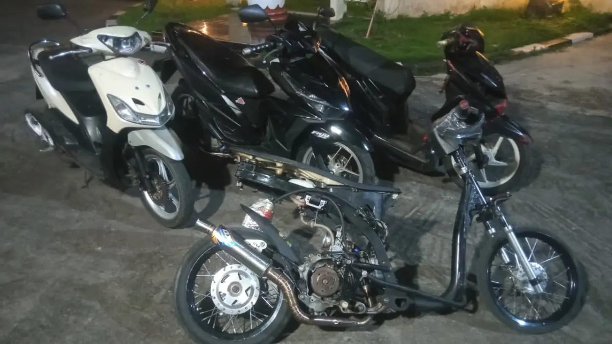 Patroli Dini Hari, Polisi Gagalkan Aksi Balap Liar Remaja di Wanaraja istimewa
