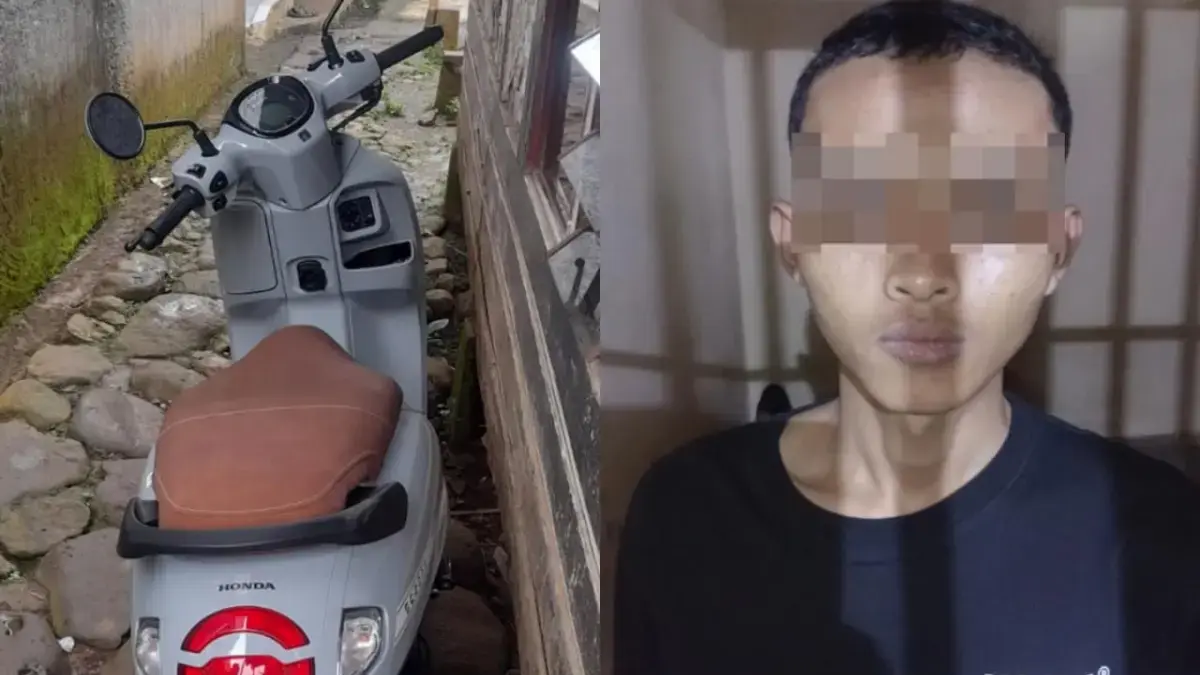 Percobaan Pencurian Motor di Malangbong Gagal, Pelaku Ditangkap Warga dan Polisi istimewa