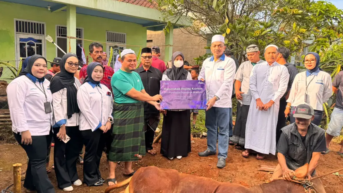 PNM Maknai Iduladha dengan Aksi Berbagi, Ribuan Warga Terima Manfaat Daging Kurban istimewa