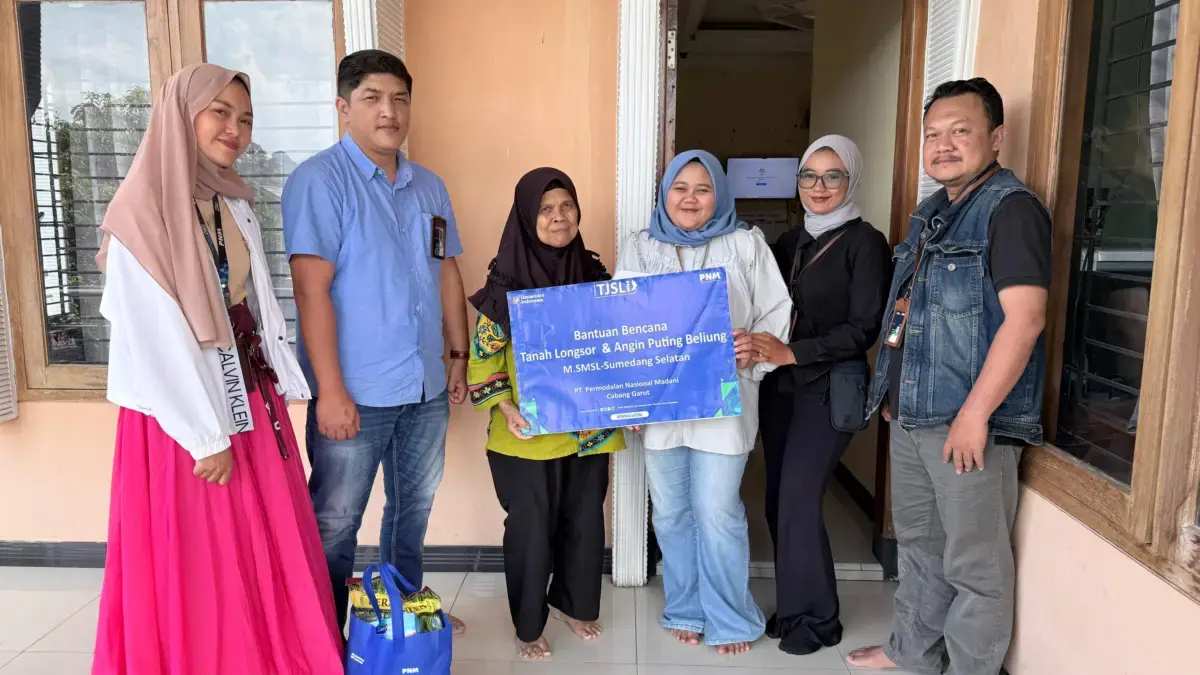 PNM Peduli Hadir untuk Korban Longsor dan Puting Beliung, Salurkan Bantuan di Sejumlah Wilayah Garut dan Sumed istimewa