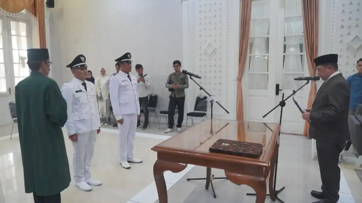 Pemkab Garut Percepat Pengisian Jabatan Kades, Dua Hasil PAW Resmi Dilantik istimewa