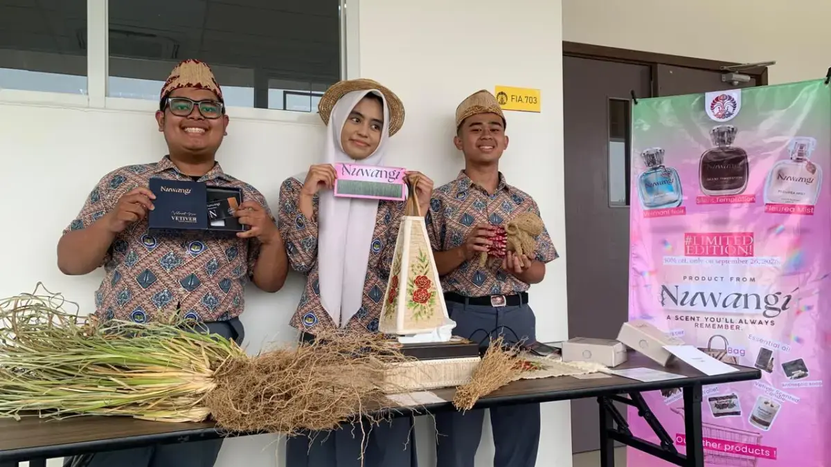 Bawa NUWANGI, Tiga Pelajar SMAN 1 Garut Juara Nasional Business Plan di Universitas Indonesia istimewa