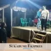 Polsek Jampang Tengah Bubarkan Hajatan Gelar Hiburan Dangdutan