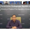 Kementerian Perdagangan menggelar webinar dialog kebijakan “Gambir Trade Talk ke-3” yang mengangkat tema “Transformasi Ekonomi Digital: Kesiapan Indonesia" pada Selasa (12 Okt). Acara ini menghadirkan sambutan kunci dari Menteri Perdagangan, Muhammad Lutfi.