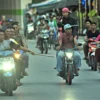 Gerombolan geng motor yang selalu meresahkan warga (foto: istimewa)