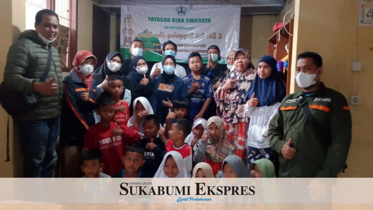 PWI dan IKWI Kota Sukabumi Salurkan Bantuan