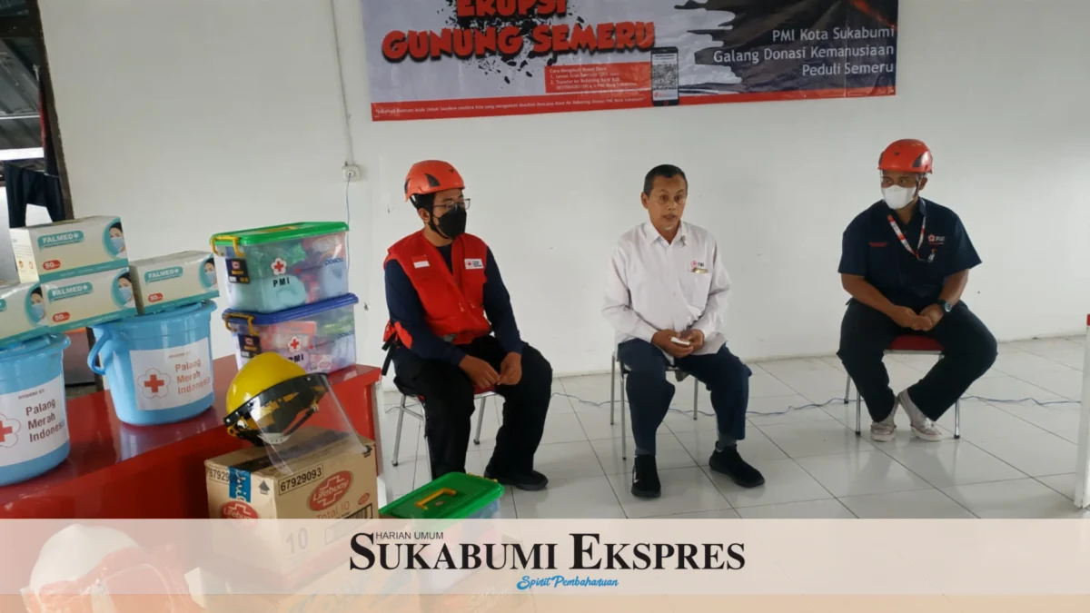 Buka Donasi Peduli Erupsi Semeru, PMI Kota Sukabumi Ajak Warga Berpartisipasi