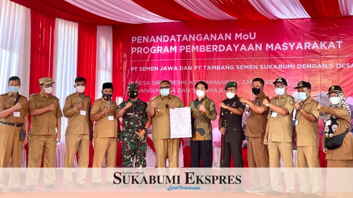 Lima Desa di Sukabumi Teken MoU dengan SCG