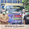 Warga Pasar Cibadak Kirim Bantuan untuk Korban Erupsi Semeru