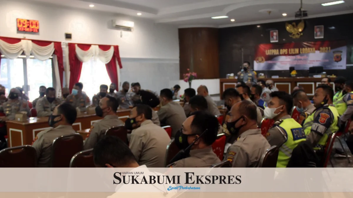 Tingkatkan Kemampuan Personel Jelang Pengamanan Nataru *Polres Sukabumi Kota Gelar Latihan Praoperasi Lilin Lodaya