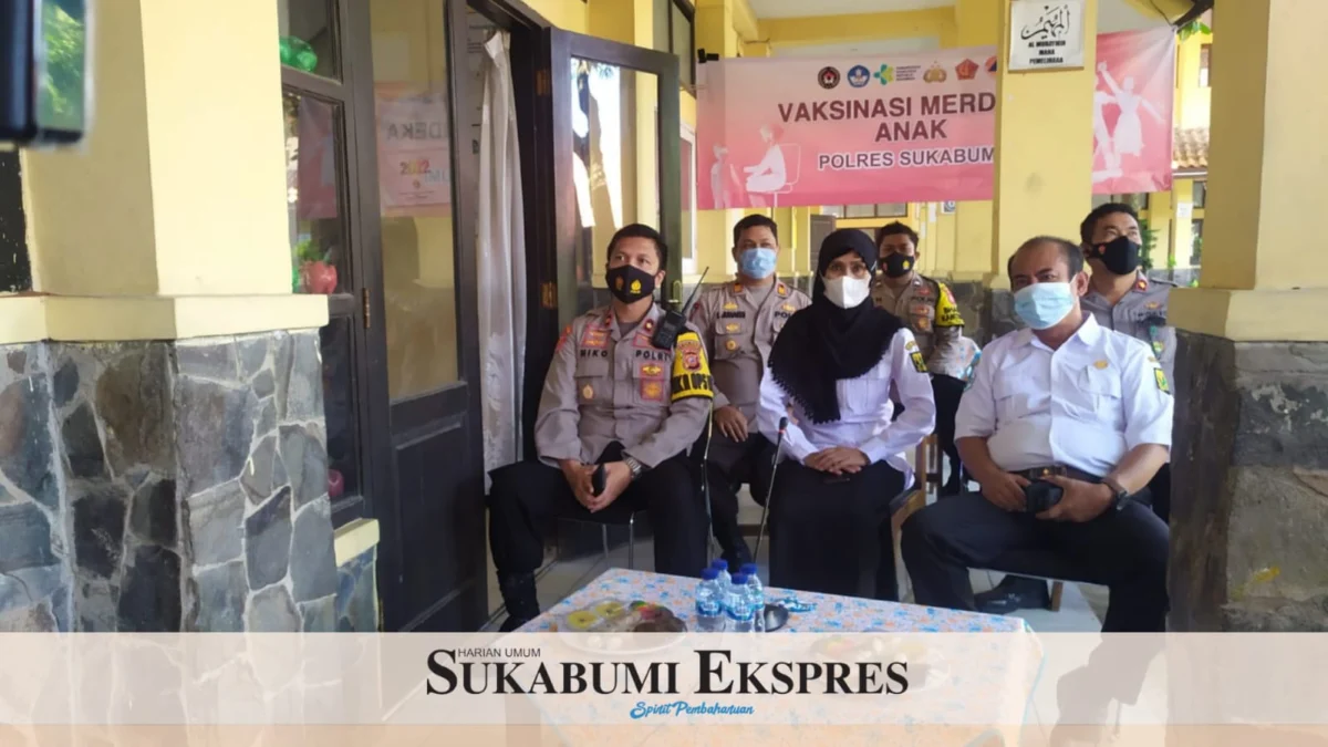 Polres Sukabumi Launching Vaksinasi