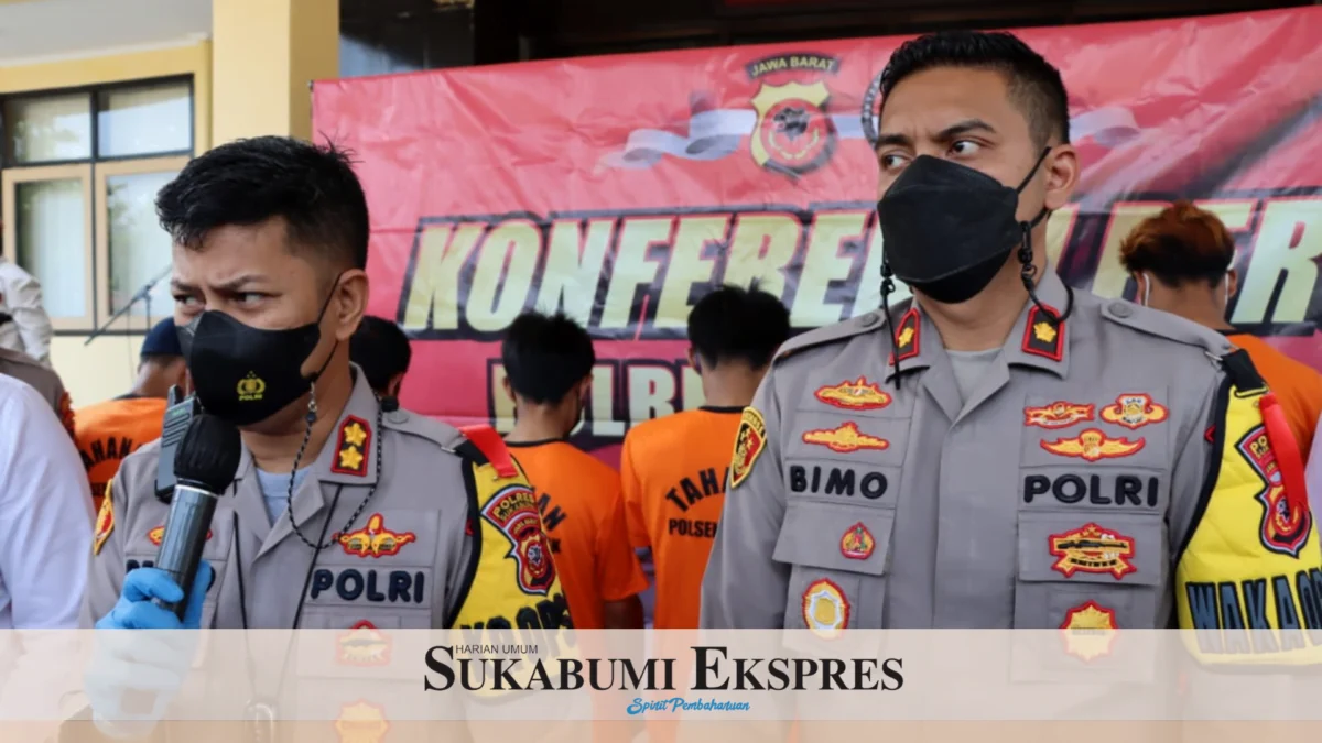 Polres Sukabumi Amankan Puluhan Tersangka Jelang Lebaran