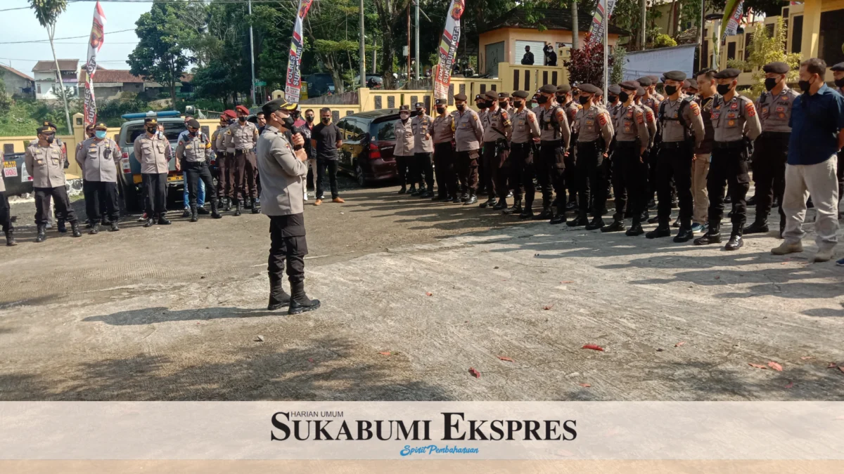 Ratusan Personel Polisi Berjaga di Situgunung *Amankan Rencana Unjuk Rasa Damai Massa Sikat Pitu