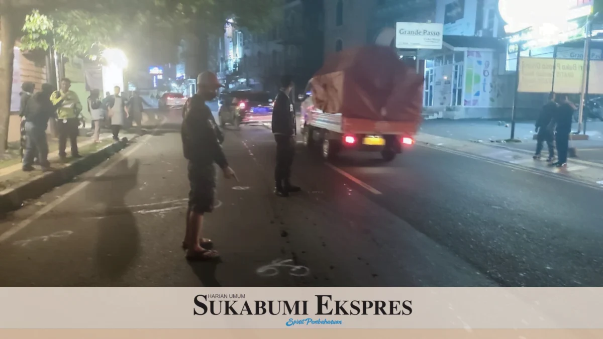 Adu Banteng, 2 Orang Pemotor dan 1 Penumpang Alami Luka-luka Akibat Lakalantas di Jalan Raya Siliwangi