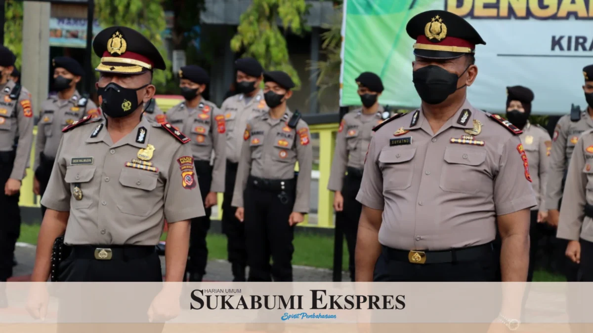 Dua Perwira Polres Sukabumi Naik Pangkat