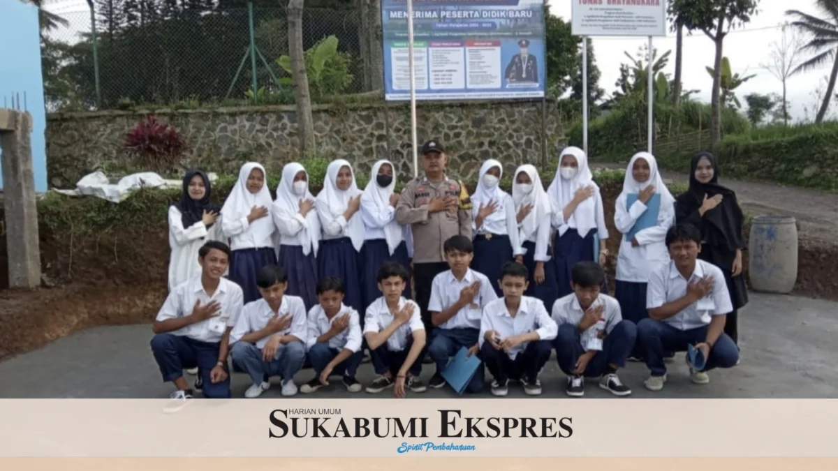 Anggota Polsek Cibadak Bangun SMK Gratis untuk Anak-anak Yatim Piatu