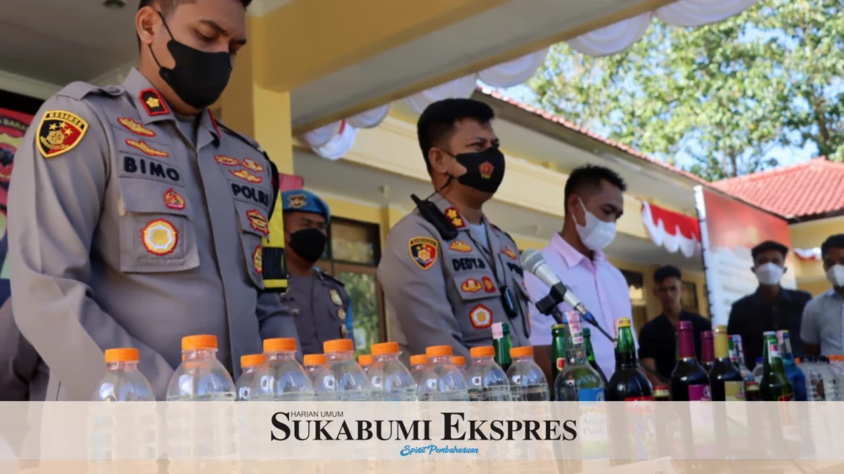 Sita Ribuan Botol Miras Kurun Sebulan Terakhir