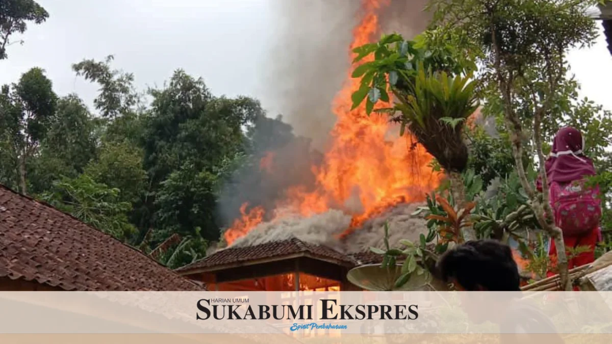 Rumah Warga di Jampangkulon Ludes Terbakar