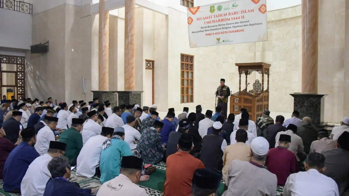 Sambut 1 Muharram 1444 Hijriah, Walikota Sukabumi Salat Istighosah dan Doa Bersama