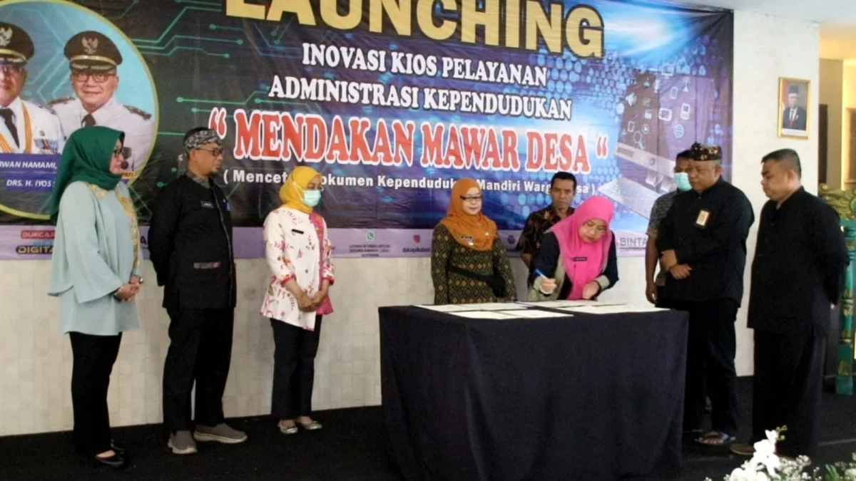 Pemkab Launching Inovasi Mendakan Mawar Desa