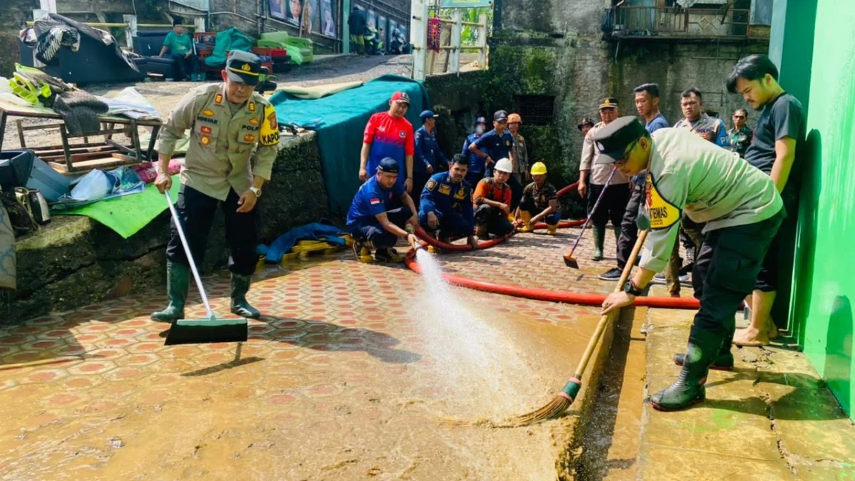 Gedung PCNU Kabupaten Sukabumi Kebanjiran