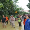 Ciemas Banjir, anggota Polsek Siaga Dilokasi
