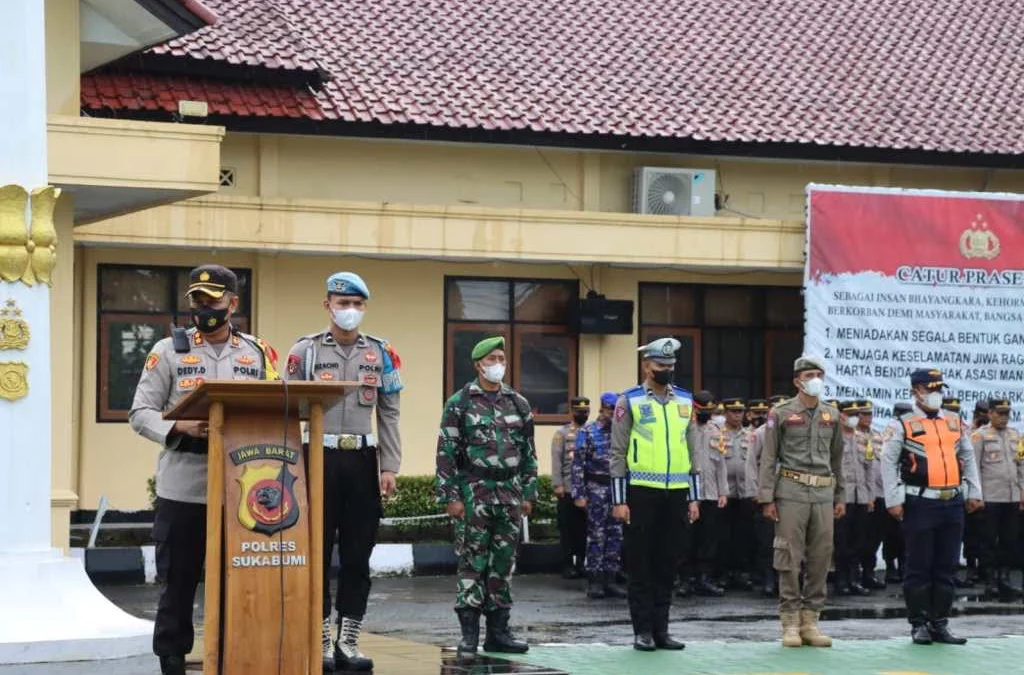 Polres Sukabumi Libatkan 880 Personel untuk Pengamanan Nataru