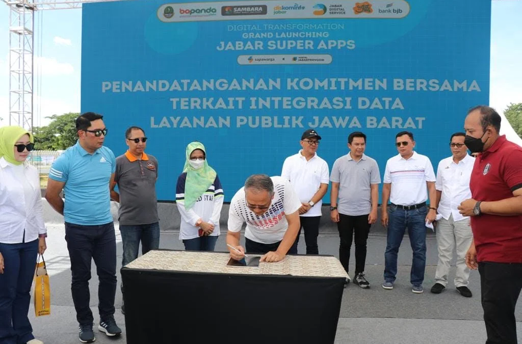 Pemkab dan Provinsi Jabar MoU Integrasi Data Layanan Publik