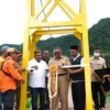 Warga Diminta Jaga dan Pelihara Jembatan Gantung Cimalim yang Sudah Dibangun