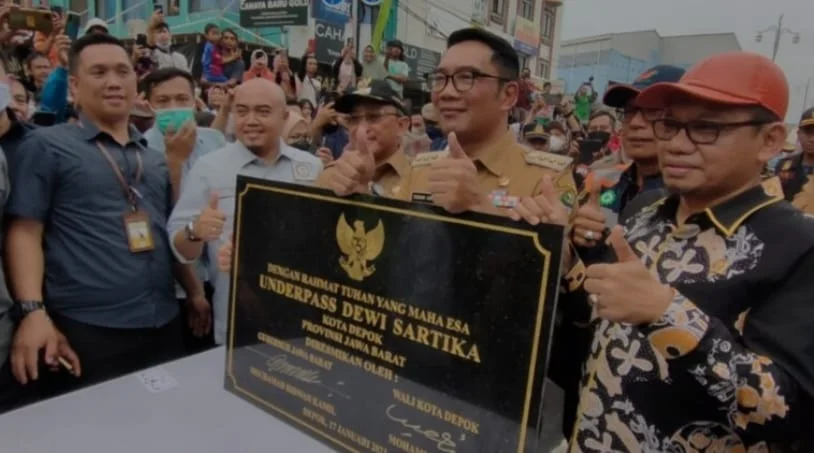 Resmikan Underpass Dewi Sartika, Ridwan Kamil: Ini Solusi Kemacetan di Depok