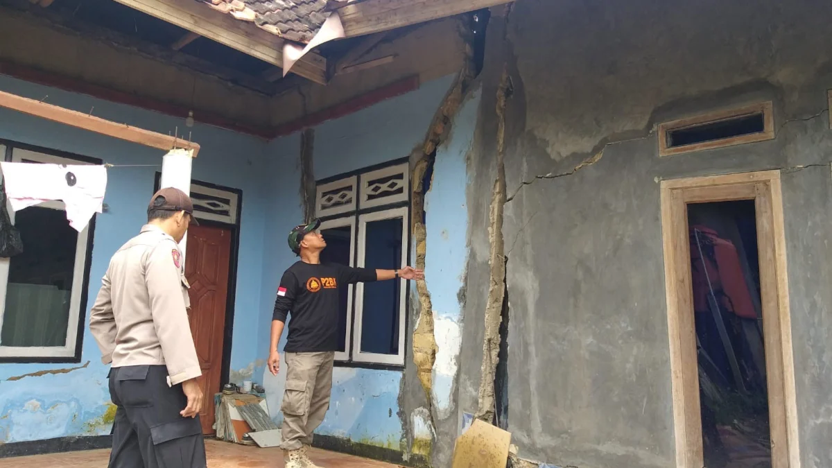 Pergerakan Tanah Landa Ciemas, Satu Rumah Rusak, 5 Rumah Terancam