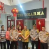 Jamin Imlek 2023 Aman, Kapolres Sukabumi Tinjau Vihara Tri Dharma