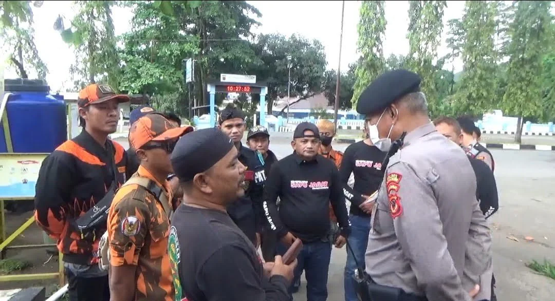 Sapujagat dan Pemuda Pancasila Datangi Polres Sukabumi