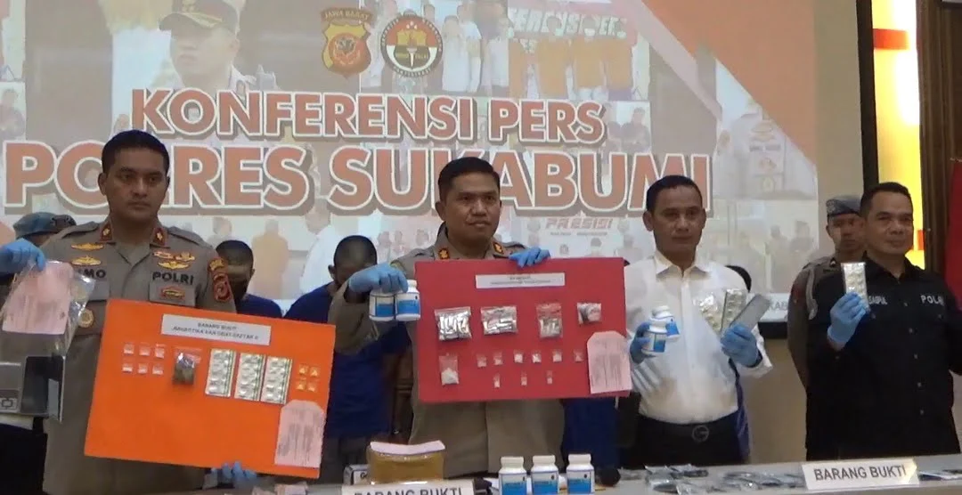 Polres Sukabumi Ungkap 9 Kasus Selama Januari 2023