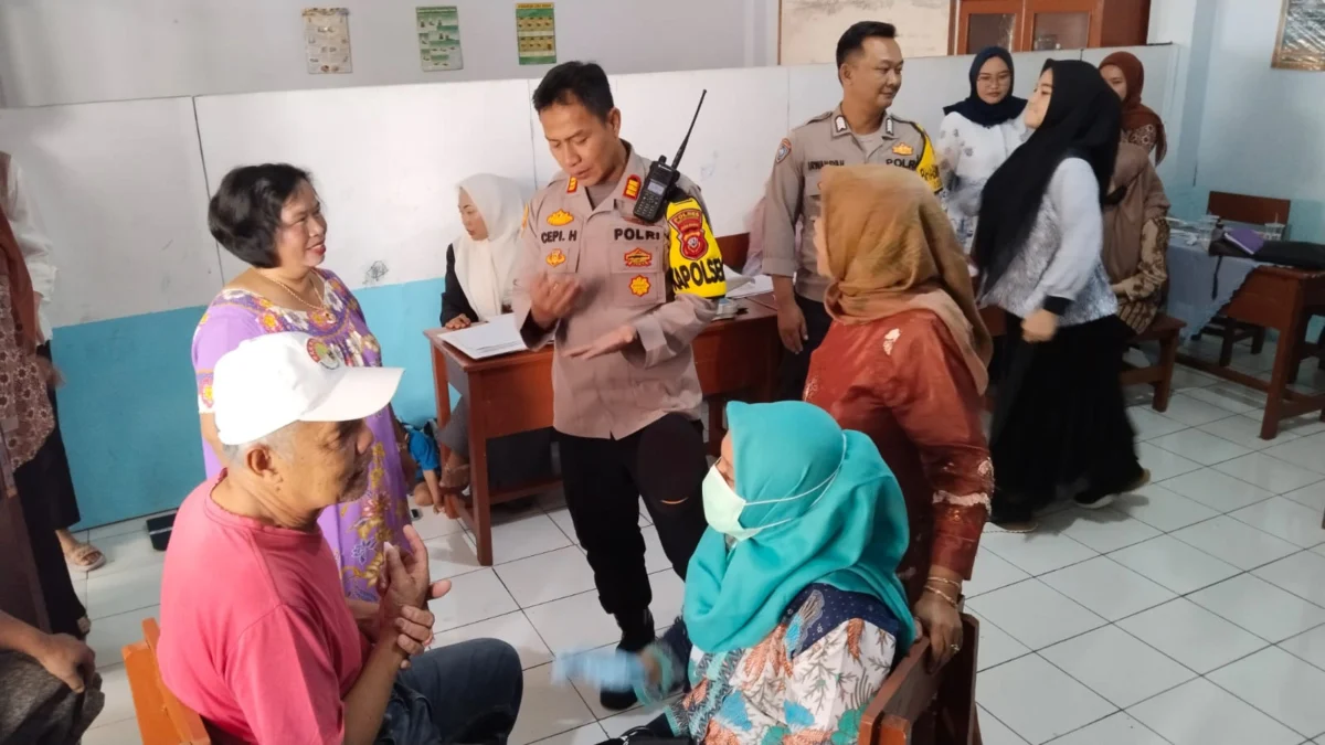 Cegah Angka Stunting, Kapolsek Cikole Lakukan Peninjauan ke 3 Titik Posyandu