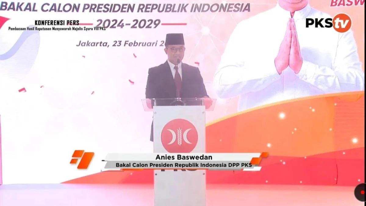 Anies Baswedan Resmi Dideklarasikan PKS