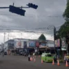 Lampu Setopan di Perempatan Degung Tak Berfungsi