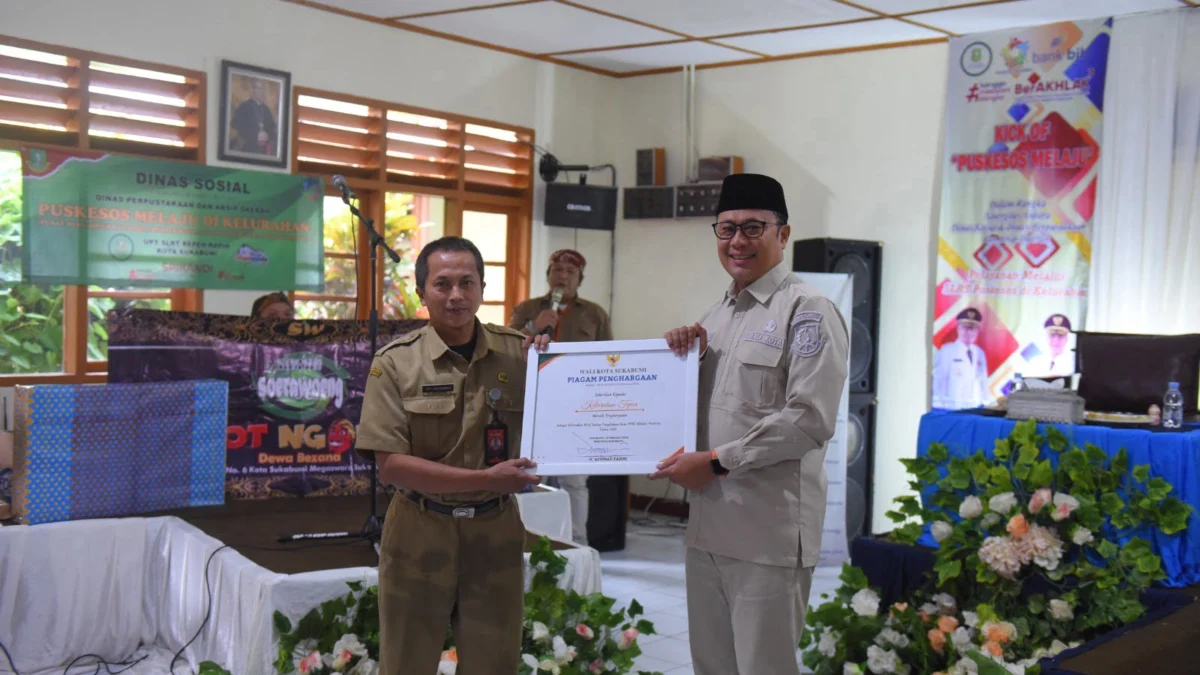 Wali Kota Launching Puskesos di FPD Dinsos Kota Sukabumi