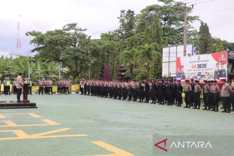 Kerahkan Brimob Jaga Kondusivitas di Sukabumi