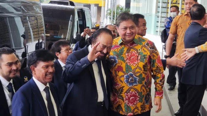 Surya Paloh dan Airlangga Bertemu di Kantor DPP Golkar, Bahas Koalisi?