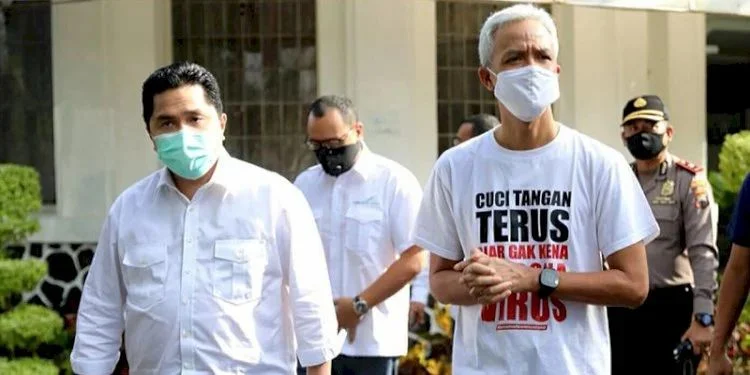 Ganjar-Erick Peluang Berpaket, Diusung Koalisi Indonesia Bersatu