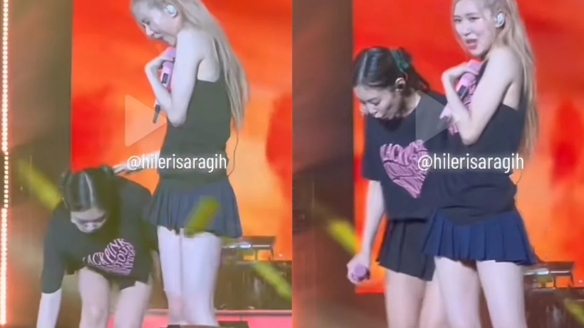 Jennie dan Rose BLACKPINK Dilempar Tisu saat Konser di Jakarta, Warganet: Malu-Maluin!