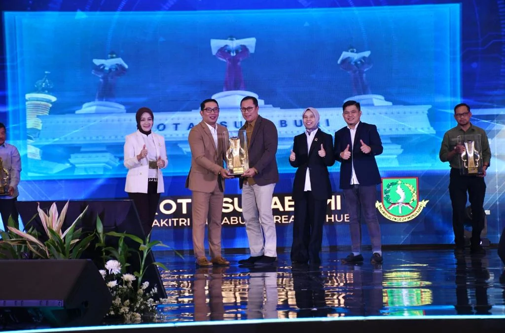 Pemkot Sukabumi Raih Penghargaan Pembangunan Daerah, Berhak Wakili Jabar ke Tingkat Nasional