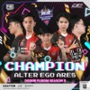 Alter Ego Ares Tikung BTR Villains demi Juara DGWIB PUBGM S9