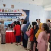 Warga Antusias Ikuti Pasar Murah Polres Sukot