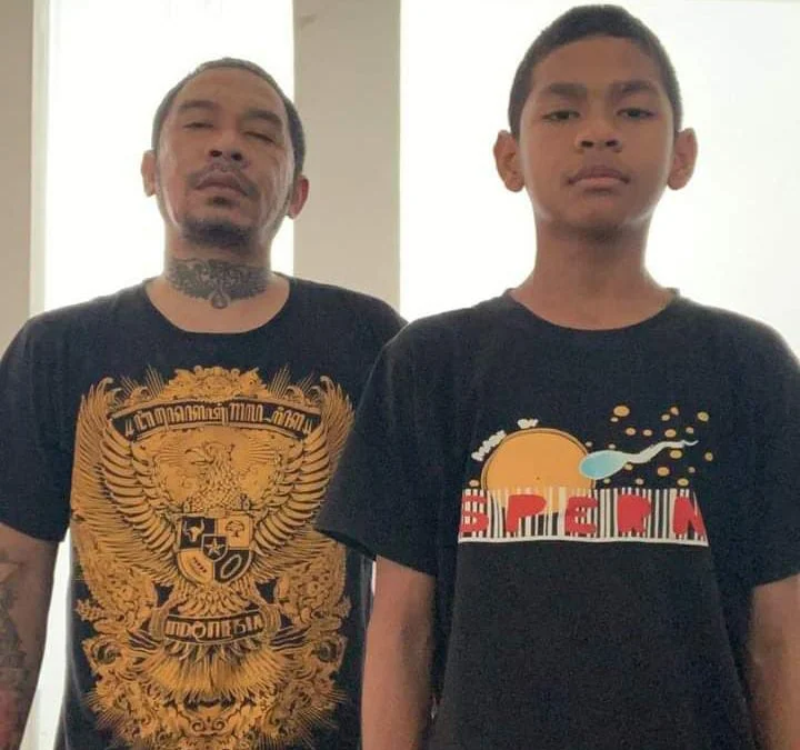 Potret David dan Ayah, sebelum david dirawat dan muncul donasi untuk david