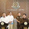 Kejagung dan Menteri BUMN sedang Press Conference